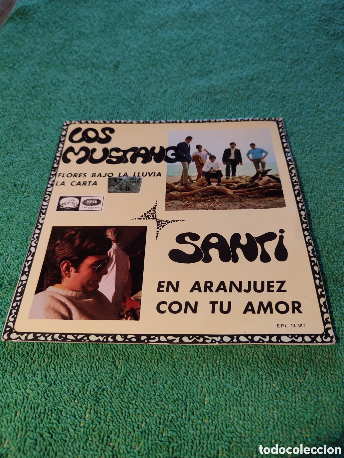 Discos de vinilo: Santi y Los Mustang - En Aranjuez con tu amor+ 2 - Foto 1