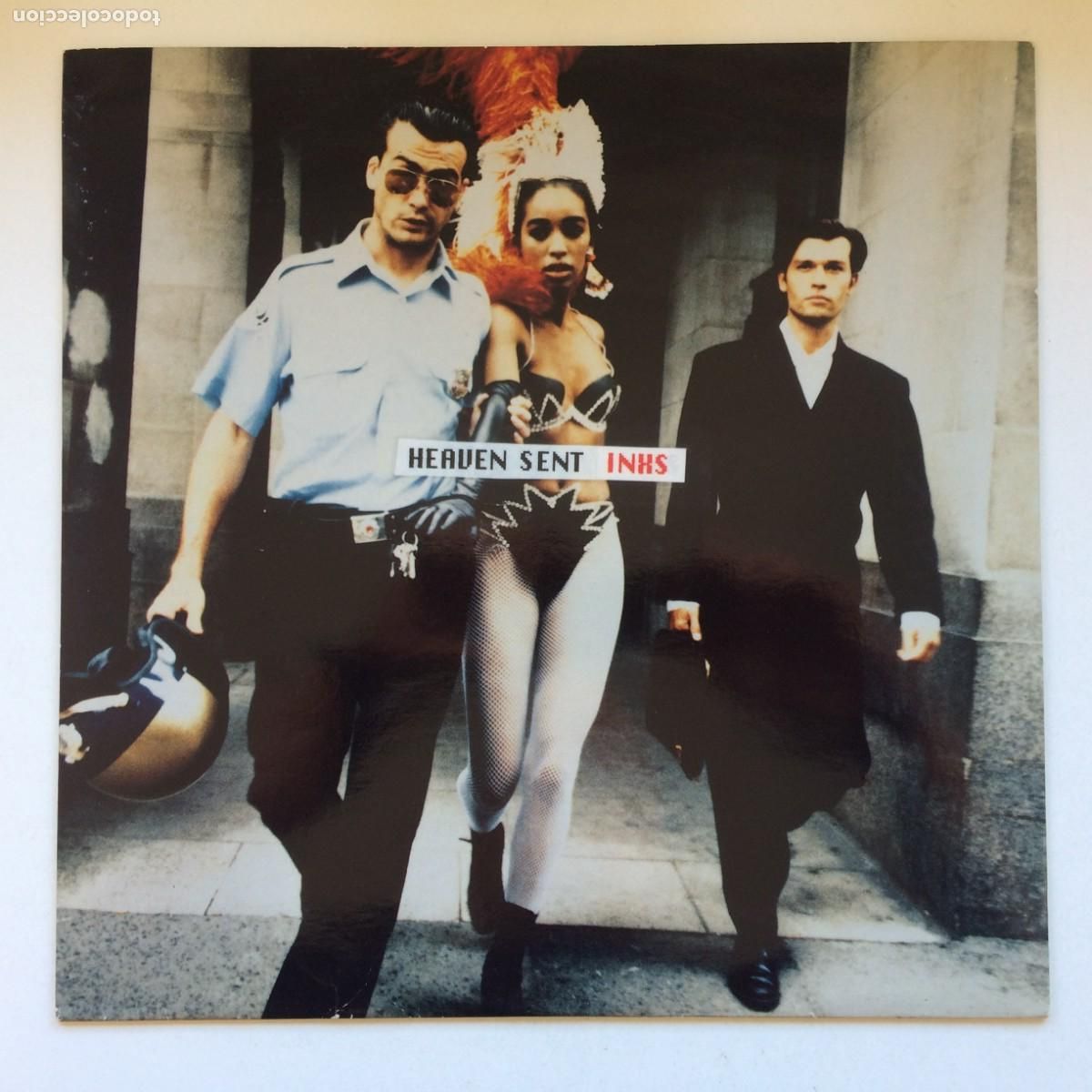 Discos de vinilo: INXS &lrm;&ndash; Heaven Sent , Holanda 1992 Mercury Maxi - Foto 1