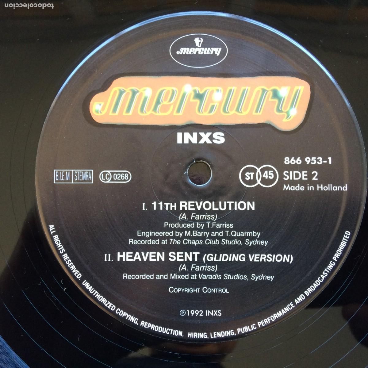 Discos de vinilo: INXS &lrm;&ndash; Heaven Sent , Holanda 1992 Mercury Maxi - Foto 4