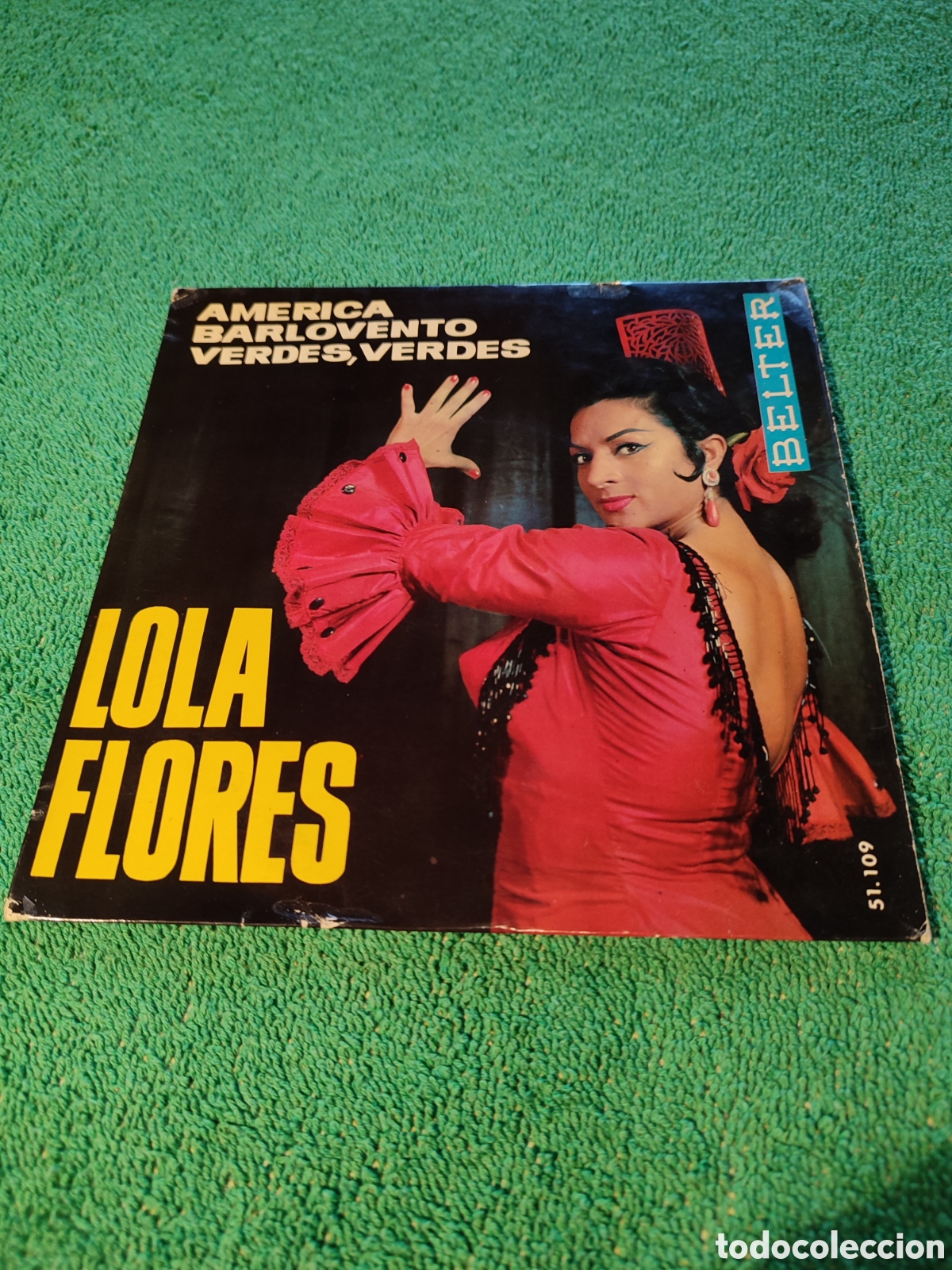 Discos de vinilo: Lola Flores - Verde, Verdes + 2 - Foto 1