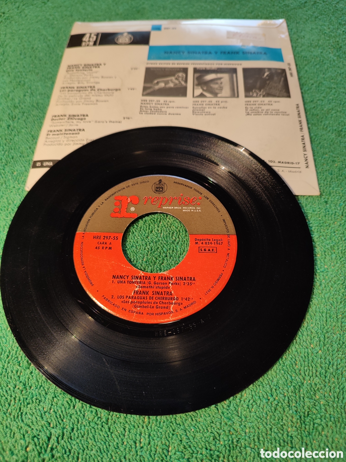 Discos de vinilo: Nancy Sinatra y Frank Sinatra - Una tonter&iacute;a + 3 - Foto 2