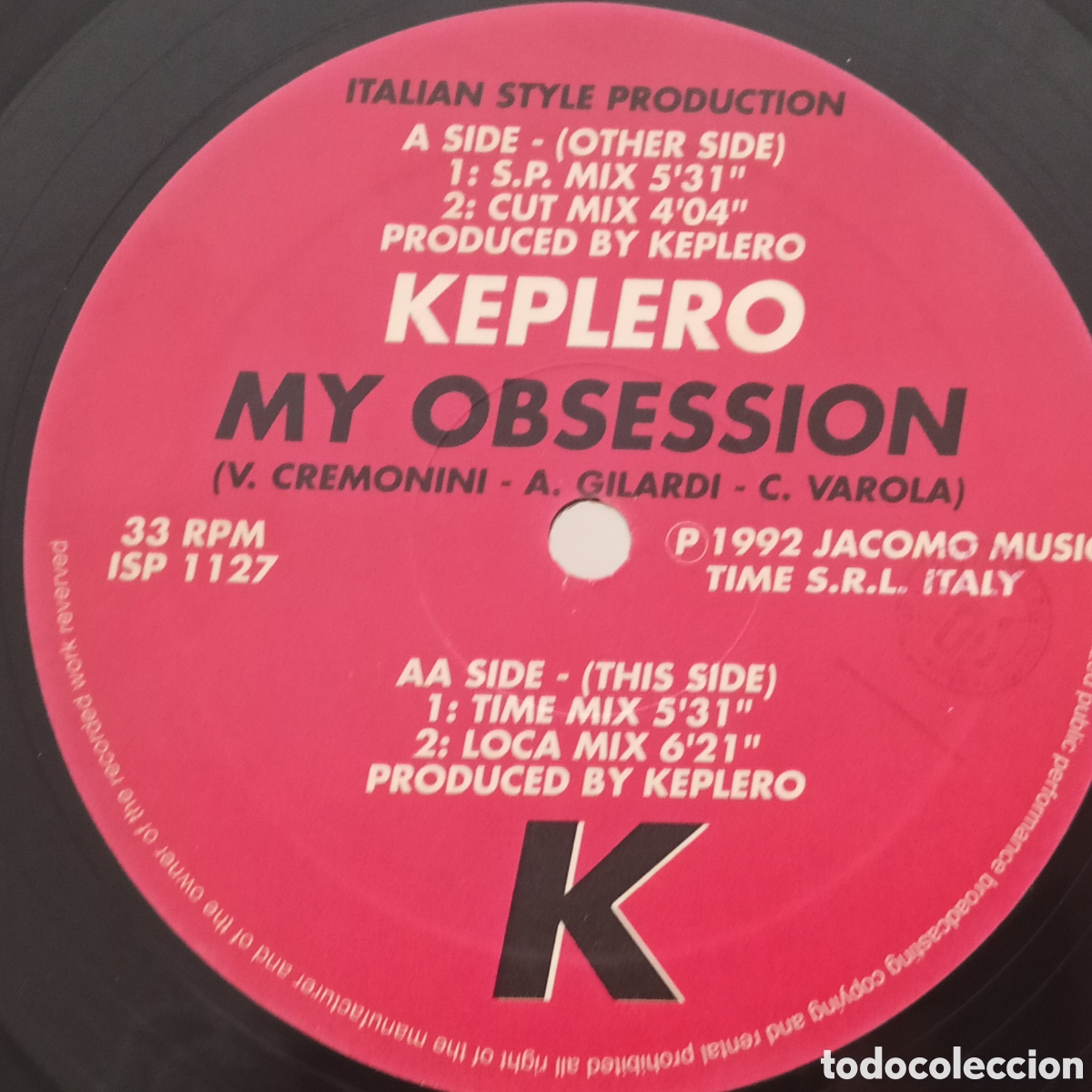 Discos de vinilo: Keplero - My Obsession (12&rdquo;) - Foto 1