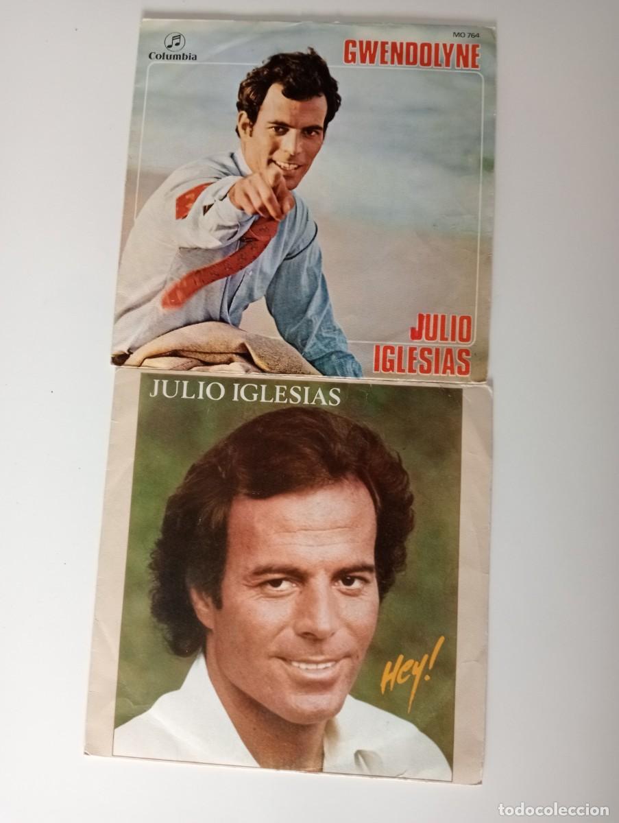 Discos de vinilo: lote de 2 singles de julio iglesias - Foto 1