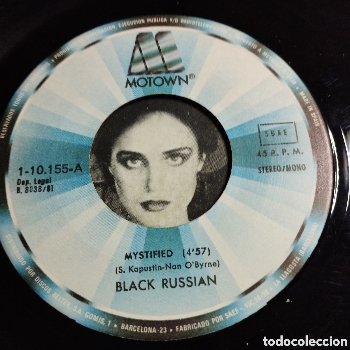 Discos de vinilo: Single 7&rdquo; Black Russian 1987 Mystifield + Move Together. - Foto 3