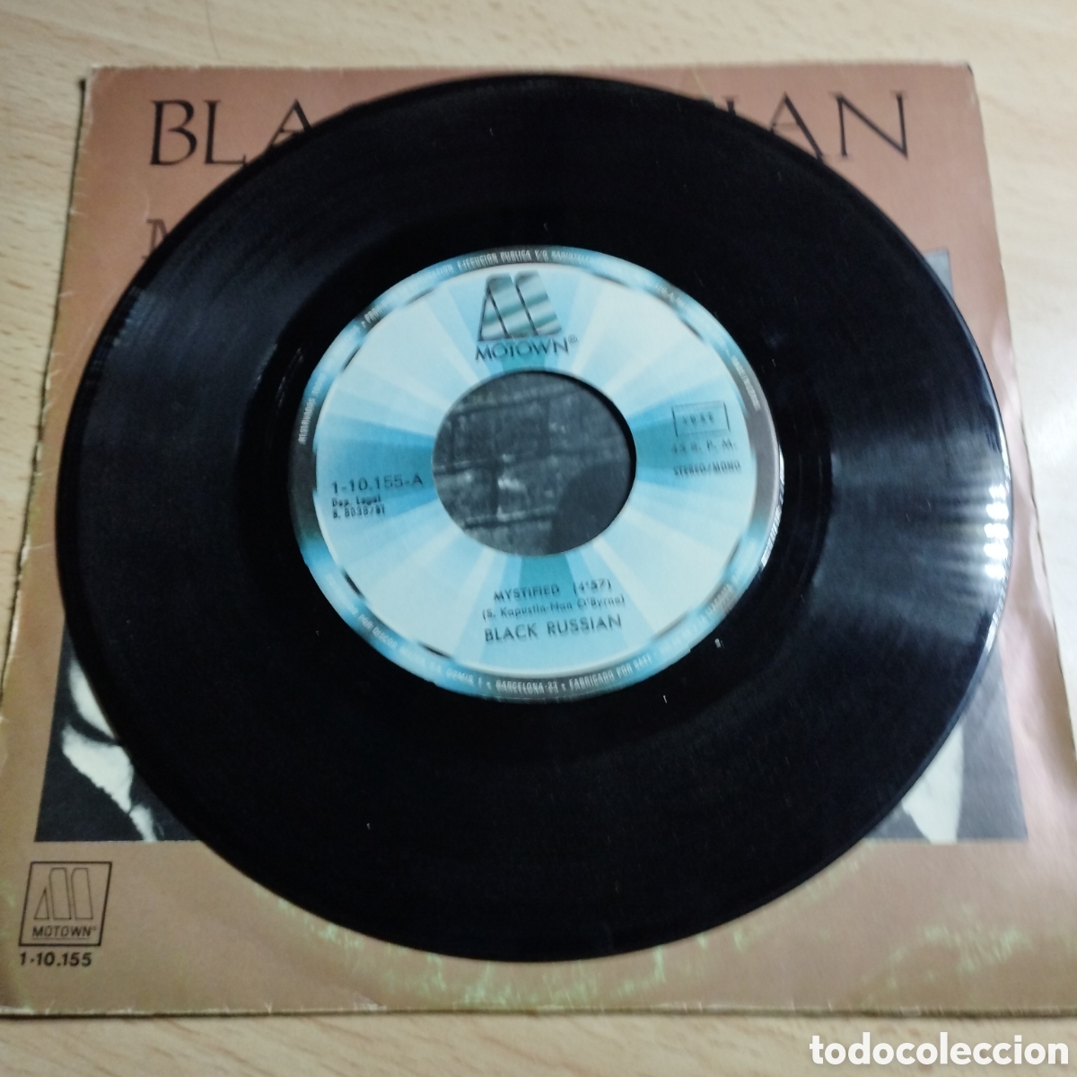 Discos de vinilo: Single 7&rdquo; Black Russian 1987 Mystifield + Move Together. - Foto 4