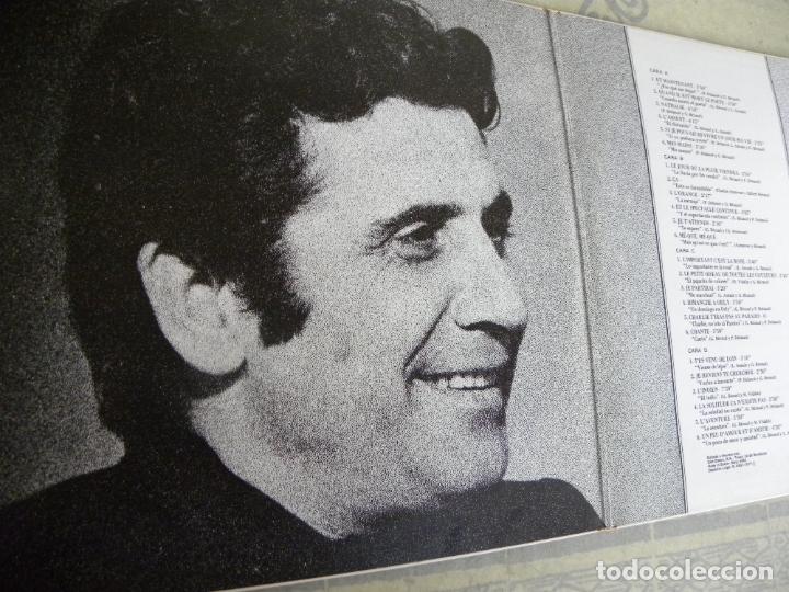 Discos de vinilo: GILBERT BECAUD LA VOZ DE.... -DOBLE LP 1977 - Foto 3