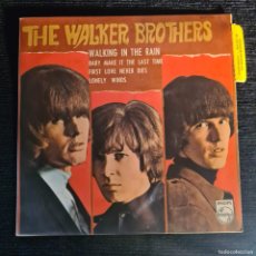 Discos de vinilo: THE WALKER BROTHERS - WALKING IN THE RAIN - (434 582 BE) - SINGLE VINILO / R-1249