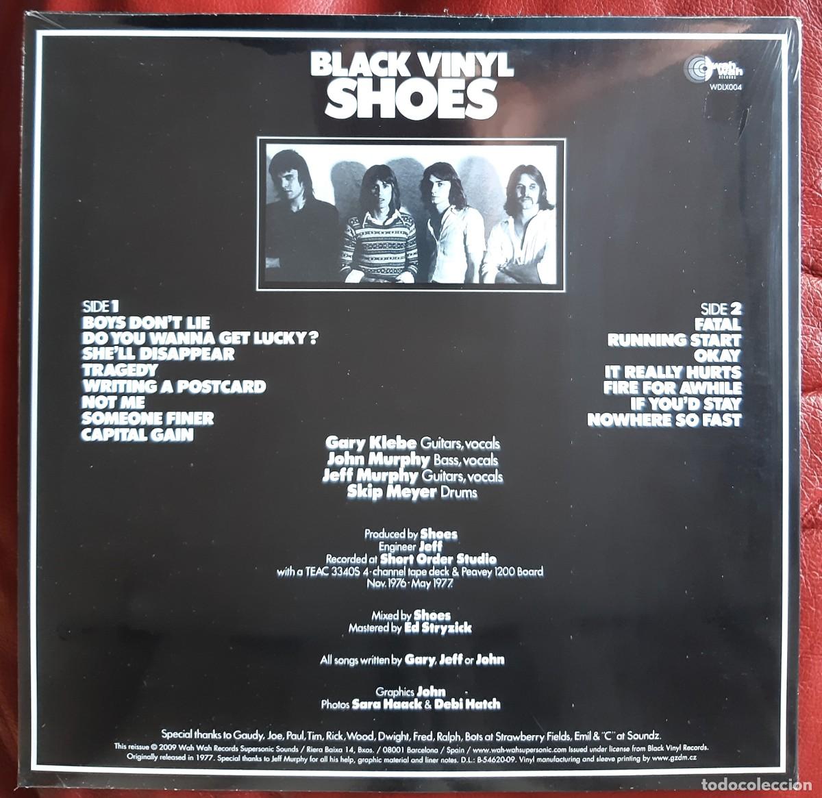 Discos de vinilo: SHOES - BLACK VYNIL LP REEDICI&Oacute;N - Foto 2
