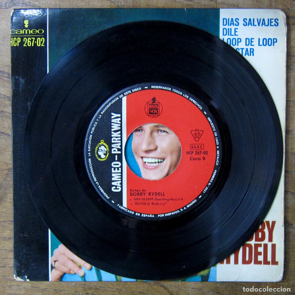Discos de vinilo: &Eacute;XITOS DE BOBBY RYDELL - D&Iacute;AS SALVAJES / DILE / LOOP DE LOOP / TELSTAR - 1963 - - Foto 4