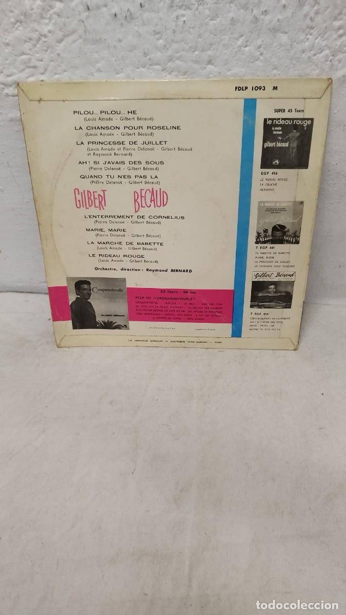 Discos de vinilo: Gilbert B&eacute;caud &ndash; Gilbert Becaud - Vinilo 10&rdquo; - - Foto 2