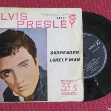 Dischi in vinile: ELVIS PRESLEY - SPAIN - SURRENDER / LONELY MAN * RCA 32021 * 1961 *
