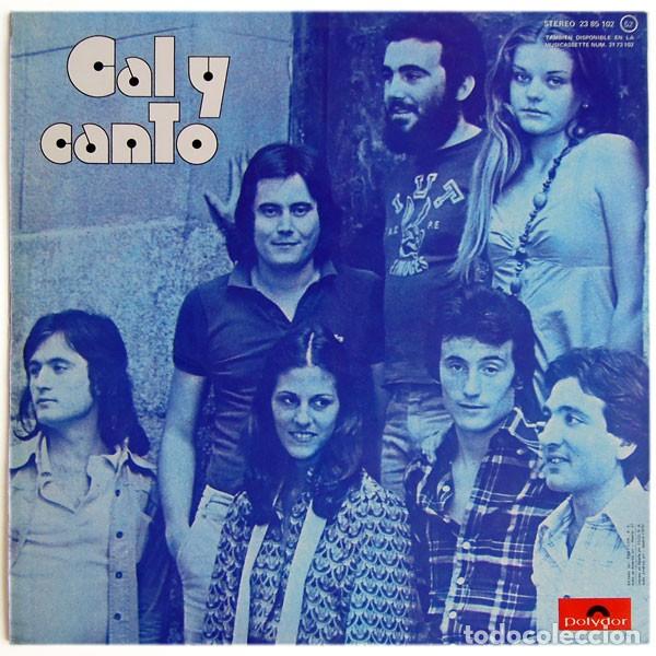 Discos de vinilo: CAL Y CANTO LP CAL Y CANTO 1975 - Foto 2
