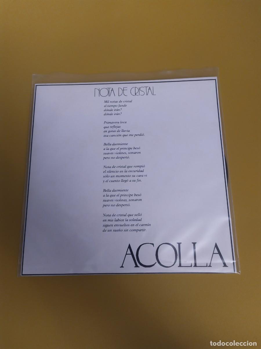 Discos de vinilo: Acolla - Nota de cristal PROMO 1992 - Foto 1