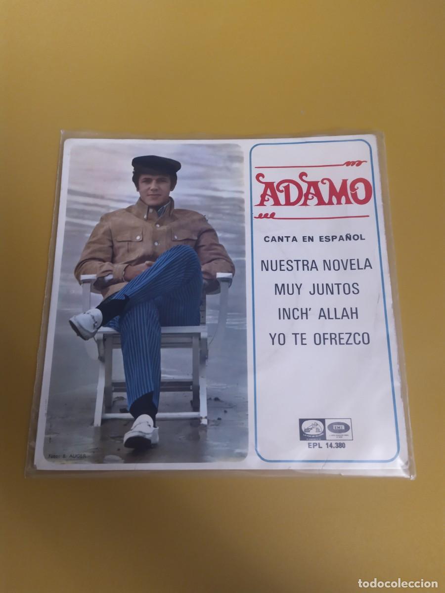 Discos de vinilo: Adamo - Nuestra novela EP 1967 - Foto 1