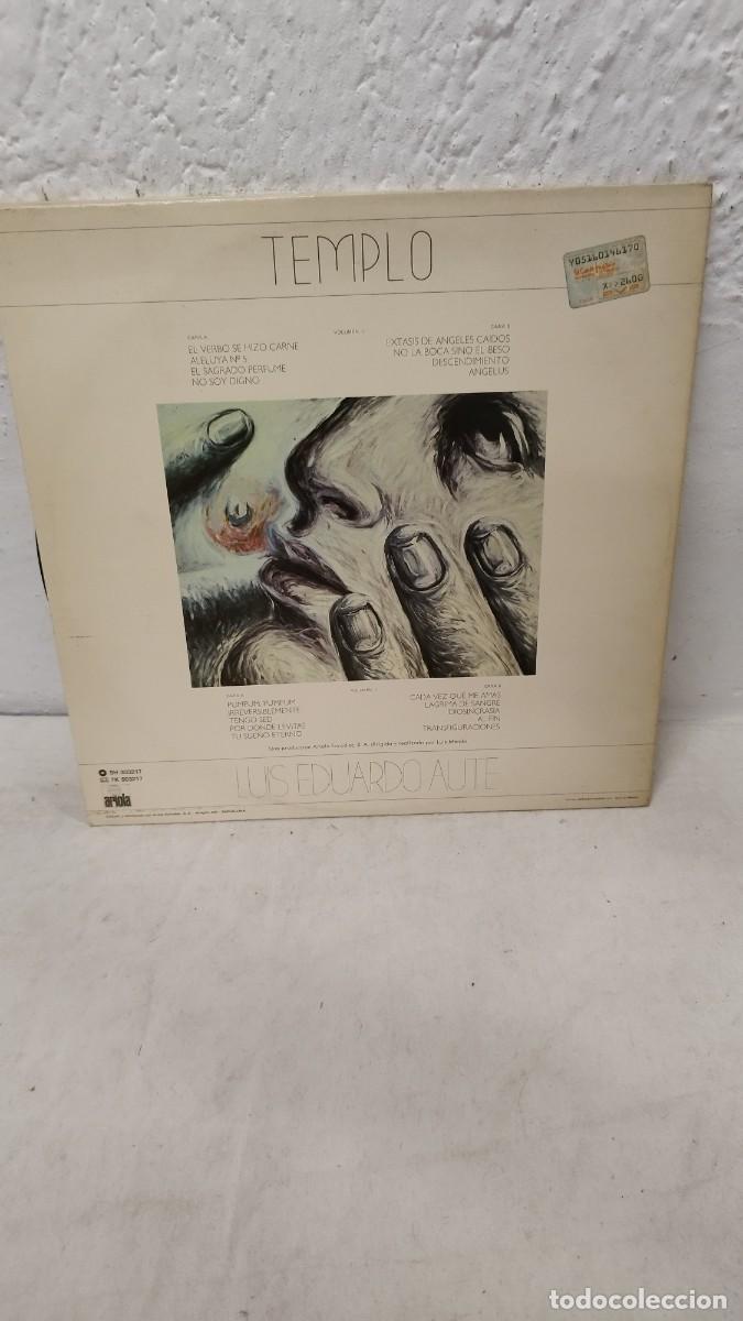 Discos de vinilo: Luis Eduardo Aute &ndash; Templo - Vinilo Lp - - Foto 3
