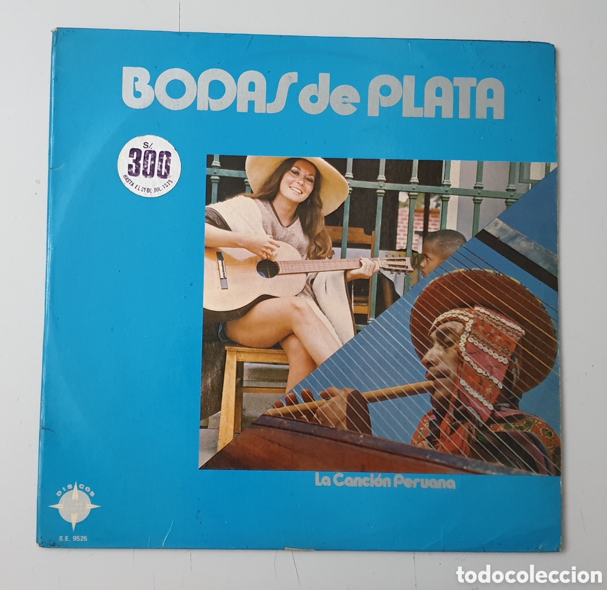 Disques de vinyle: 2 LPs V/A BODAS DE PLATA LA CANCION PERUANA (Per&uacute; - Sono Radio - 1975) Folk Criollo RARO ESCASO