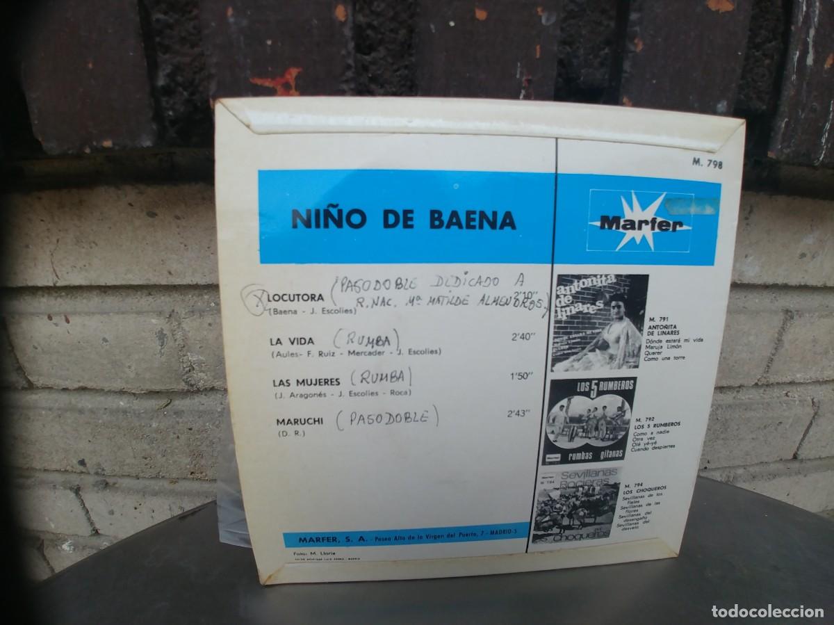 Discos de vinilo: NI&Ntilde;O DE BAENA-EP LA VIDA +3 - Foto 2