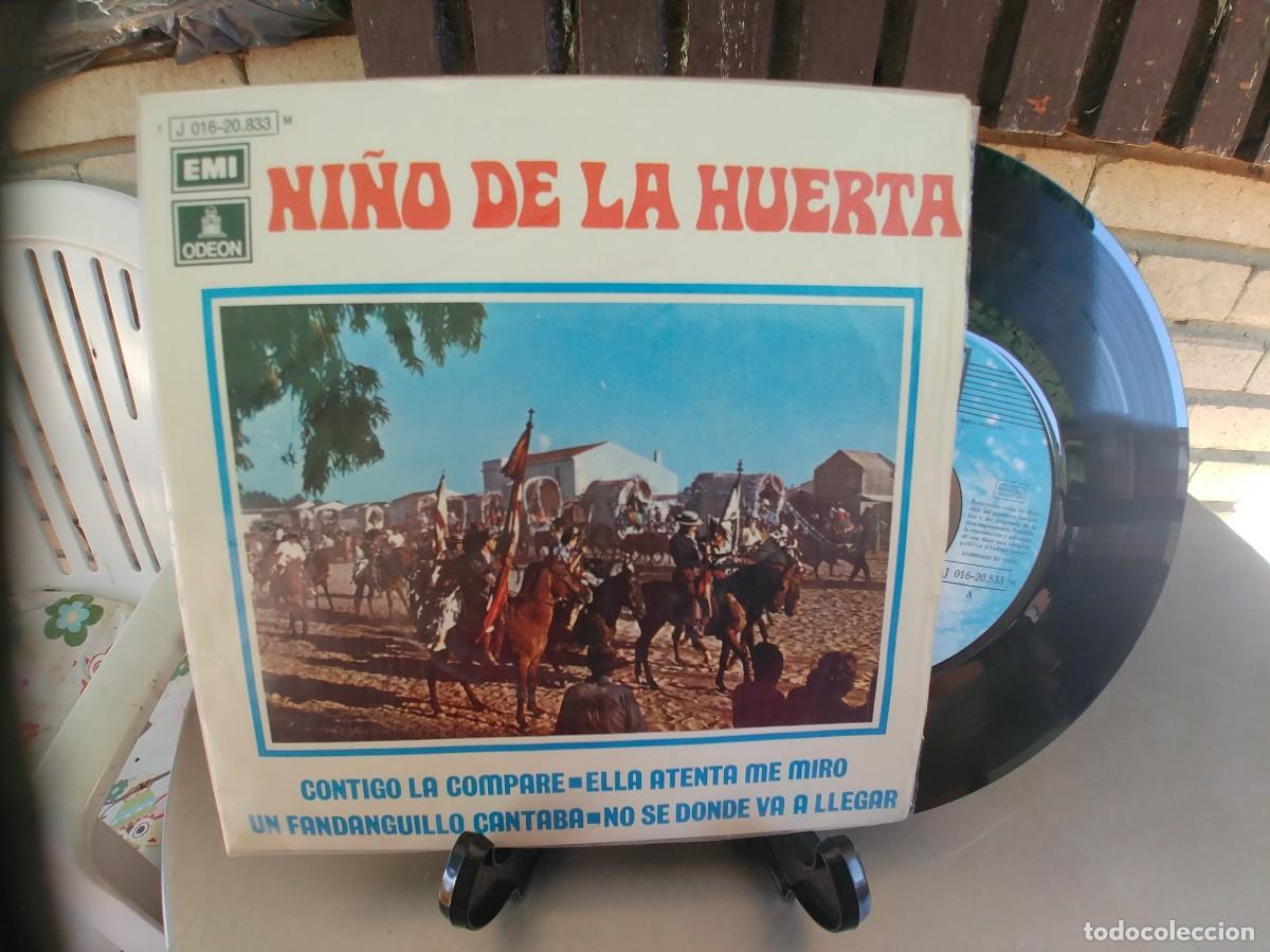 Discos de vinilo: NI&Ntilde;O DE LA HUERTA-EP CONTIGO LA COMPARE +3 - Foto 1