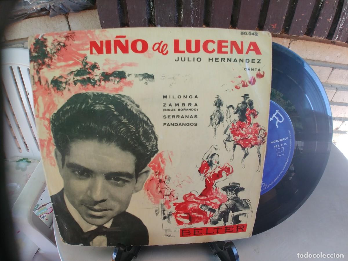 Discos de vinilo: NI&Ntilde;O DE LUCENA-EP MILONGA +3 - Foto 1
