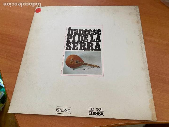 Discos de vinilo: FRANCESC PI DE LA SERRA LP ESPA&Ntilde;A 1967 ( B-41) - Foto 1
