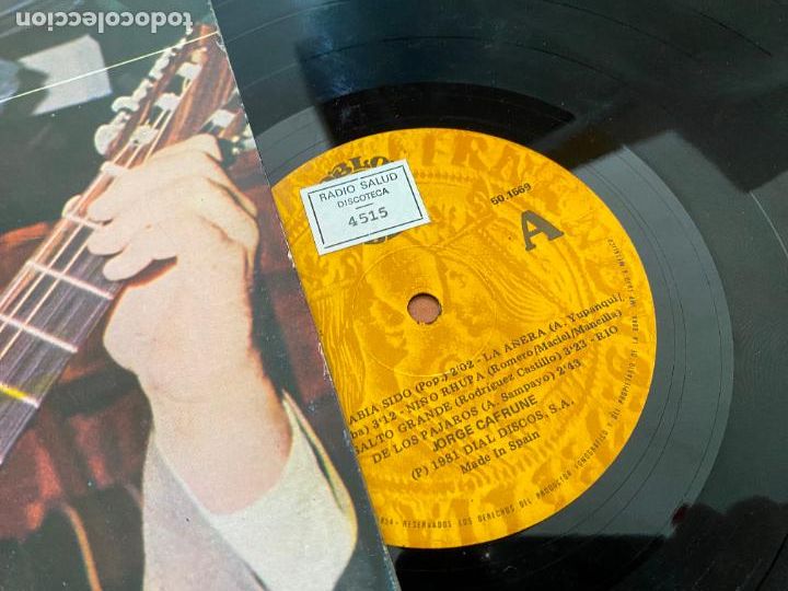 Discos de vinilo: JORGE CAFRUNE LP ESPA&Ntilde;A 1981 ( B-41) - Foto 2