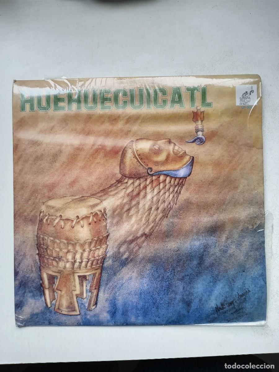 Disques de vinyle: GRUPO HUEHUECUICATL - LP 1987 M&Eacute;XICO AUDIO DE AM&Eacute;RICA LATINA - FOLK MEDIEVAL EXPERIMENTAL FIELD REC.