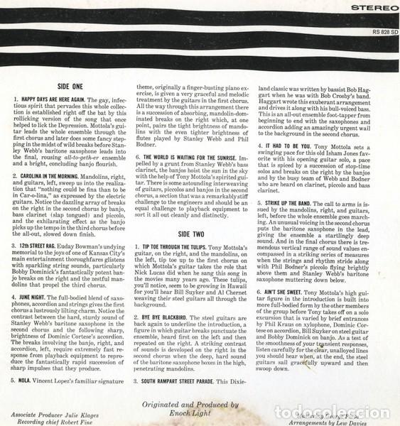 Discos de vinilo: LP vinilo de Tony Mottola &ndash; String Band Strum-Along - Foto 3