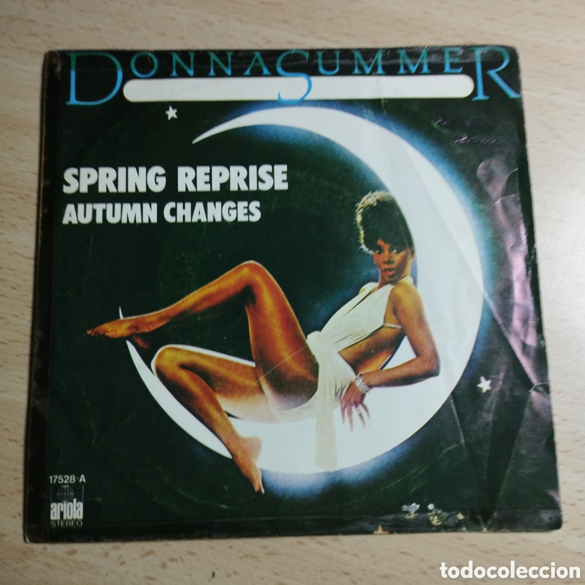 Discos de vinilo: Single 7&rdquo; Donna Summer 1977 Spring reprise + Autumn changes. - Foto 1