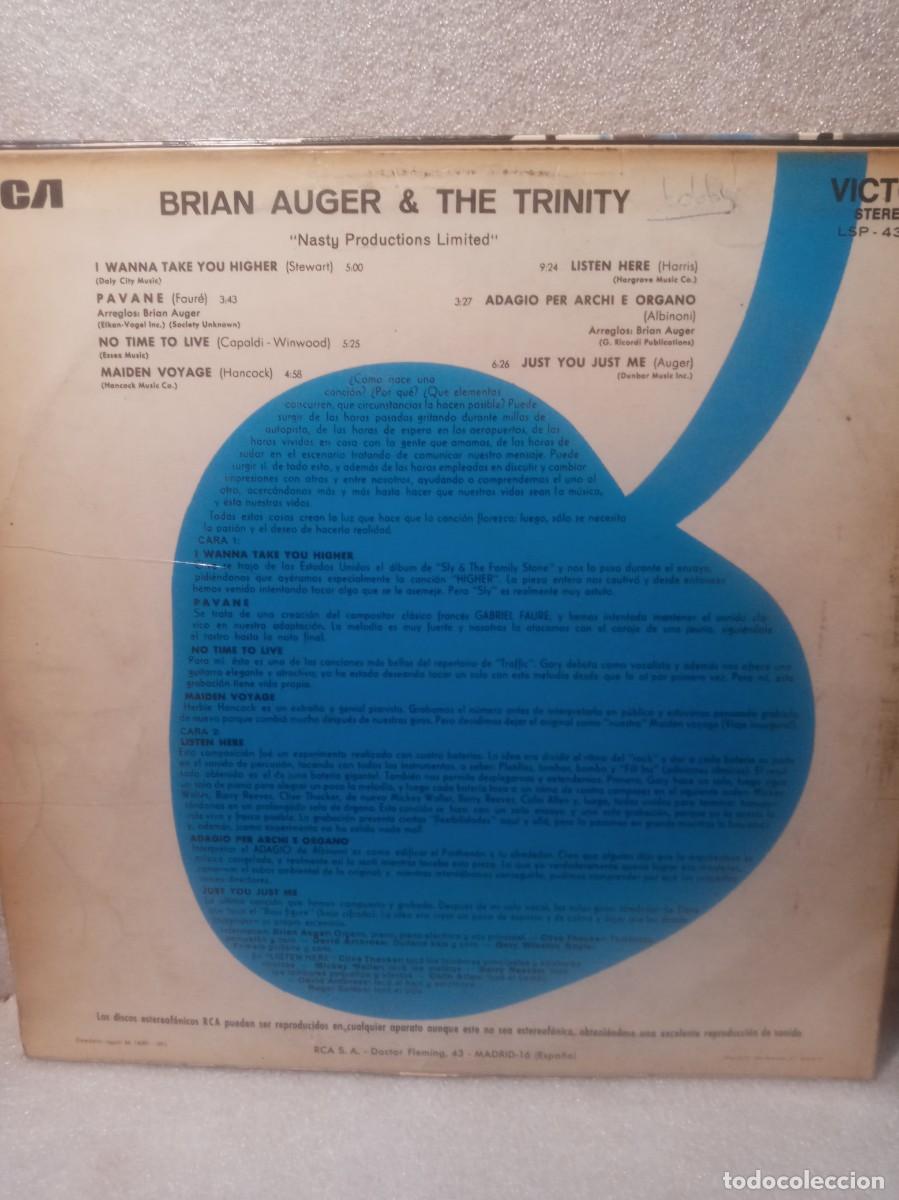 Discos de vinilo: BRIAN AUGER & THE TRINITY - BEFOUR. - Foto 3