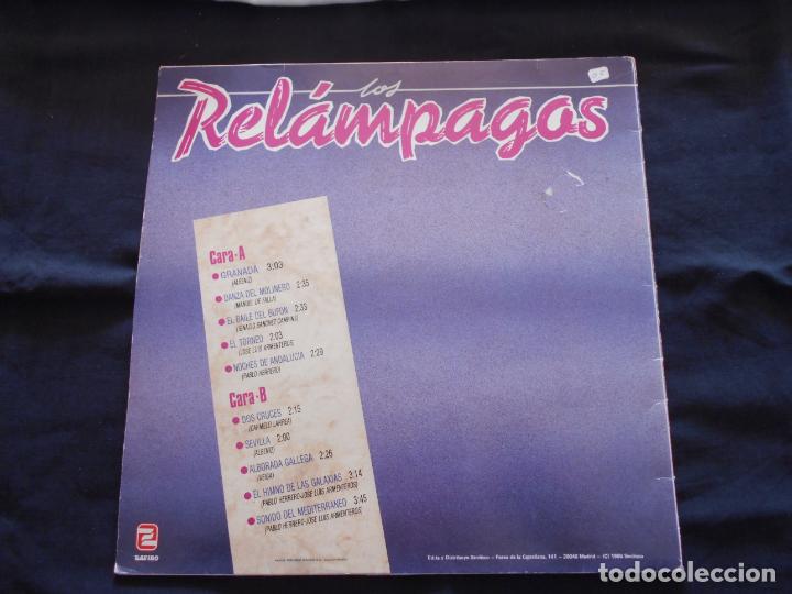 Discos de vinilo: LP LOS RELAMPAGOS - GRANADA + 9 - Foto 2