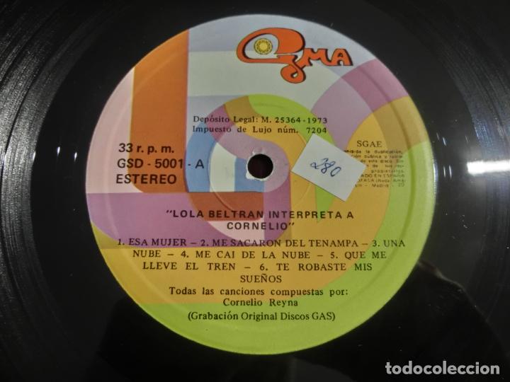 Discos de vinilo: Lola Beltran - Interpreta a Cornelio - Foto 3