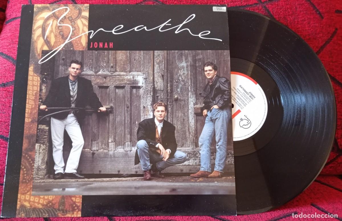 Discos de vinilo: BREATHE ** Jonah ** 1988 UK VINILO MAXI SINGLE - Foto 1