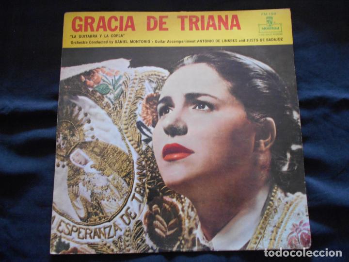 Discos de vinilo: LP GRACIA DE TRIANA // LA GUITARRA Y LA COPLA - Foto 1