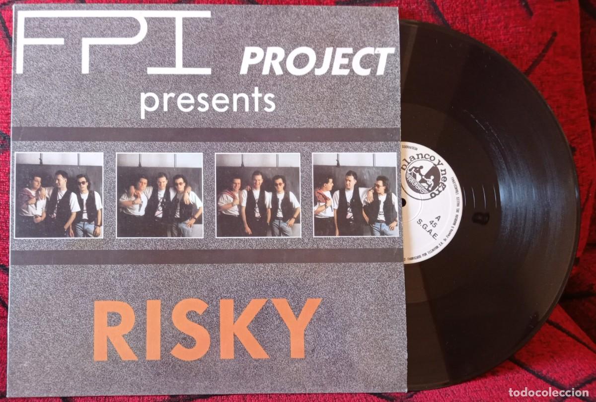 Discos de vinilo: FPI PROJECT ** Risky ** 1990 MAXI SINGLE VINILO - Foto 1