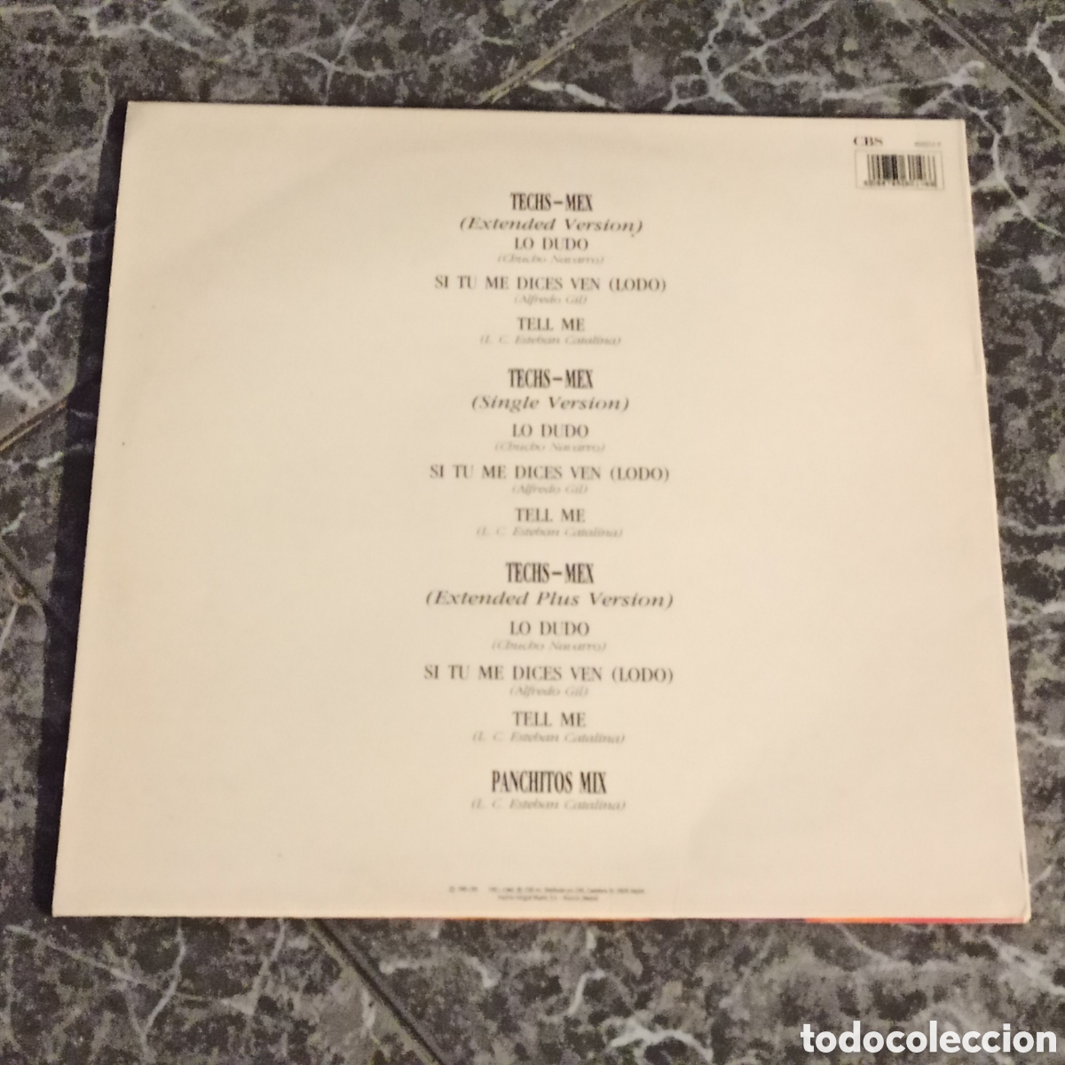Discos de vinilo: Techs-Mex - Si Tu Me Dices Ven (12&rdquo;, Maxi) - Foto 2