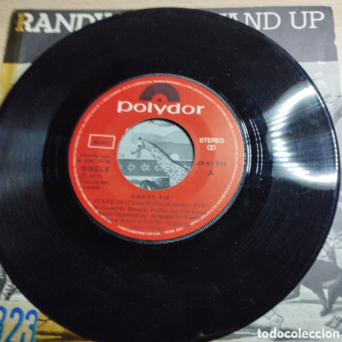 Discos de vinilo: Single 7&rdquo; Randy Pie 1978 Stand Up + Star Attraction. - Foto 4