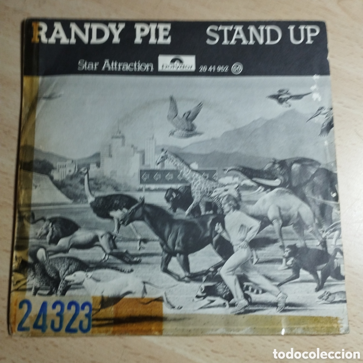 Discos de vinilo: Single 7&rdquo; Randy Pie 1978 Stand Up + Star Attraction. - Foto 1