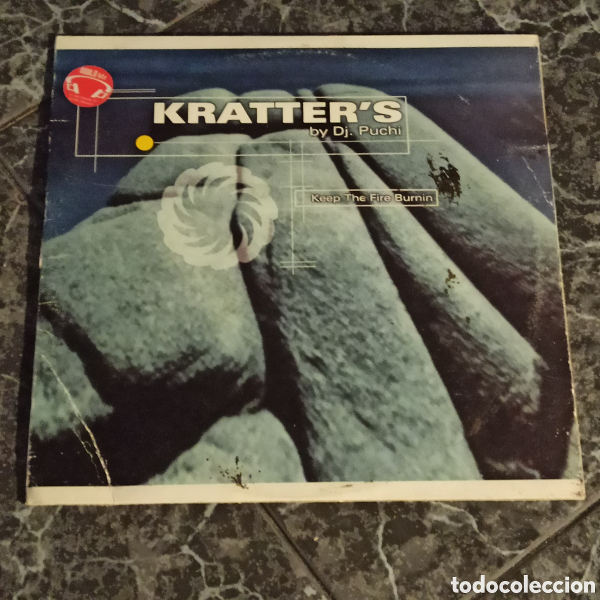 Discos de vinilo: Kratters By DJ Puchi - Keep The Fire Burnin (12&rdquo;) - Foto 1