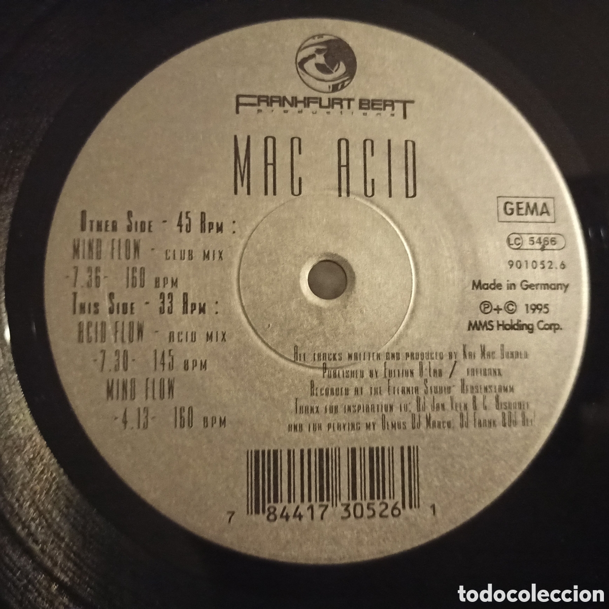 Discos de vinilo: Mac Acid - Mind Flow (12&rdquo;) - Foto 1