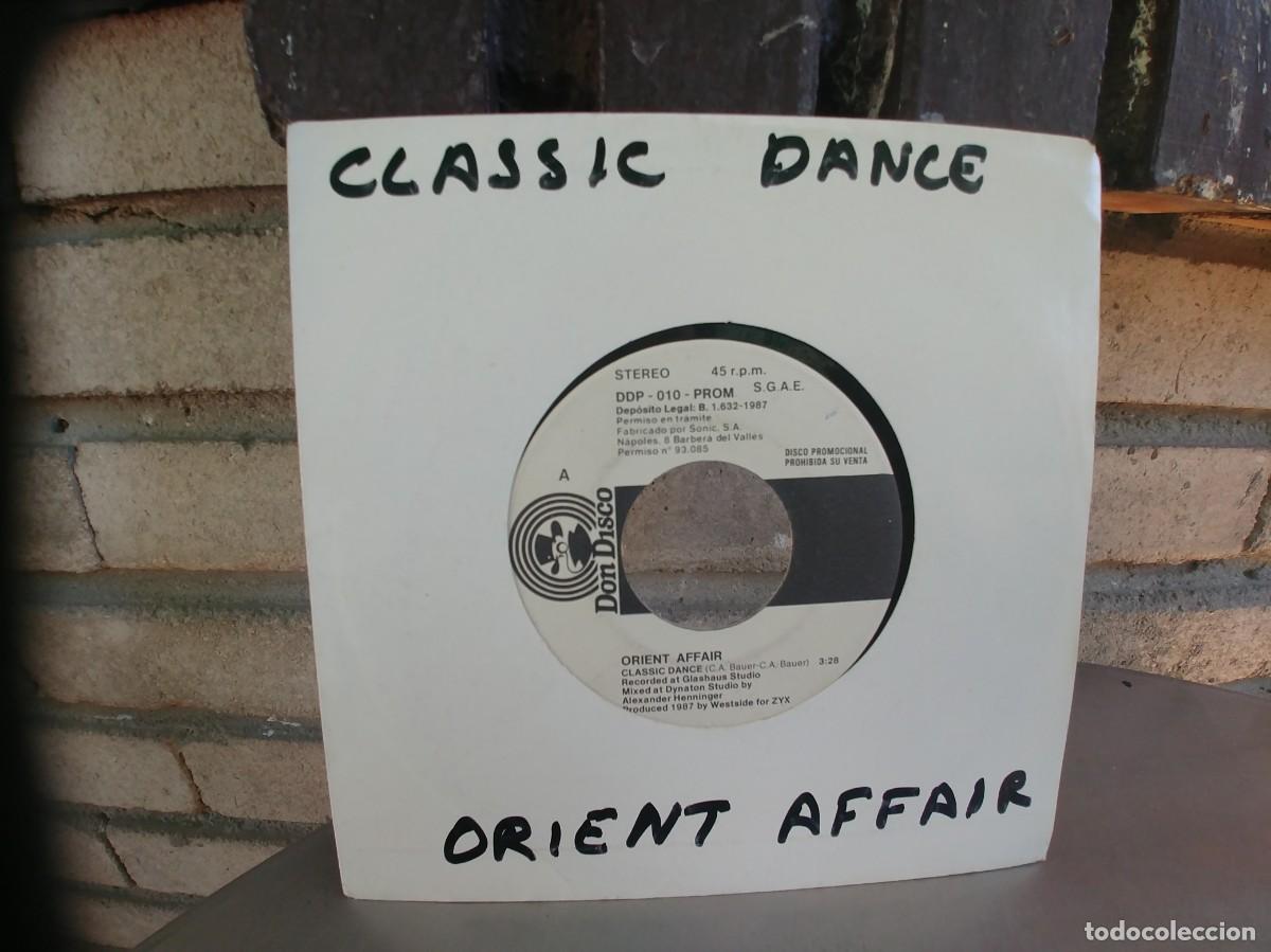 Discos de vinil: ORIENT- AFFAIR-SINGLE CLASSIC DANCE-PROMO UNA CARA