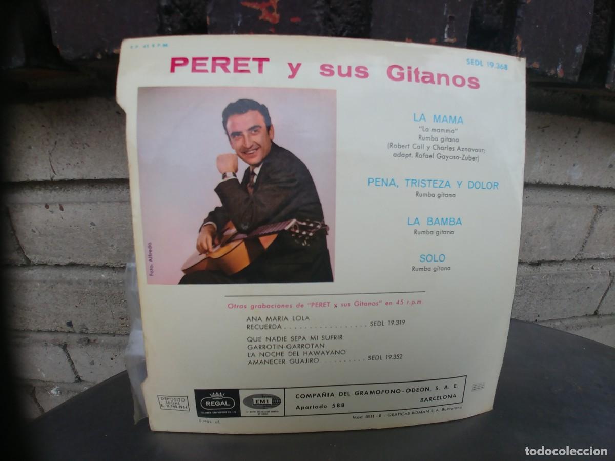 Discos de vinilo: PERET Y SUS GITANOS-EP LA MAMA +3 - Foto 2