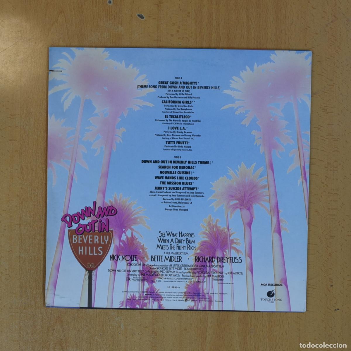 Discos de vinilo: VARIOS - DOWN AND OUT IN BEVERLY HILLS - LP - Foto 2
