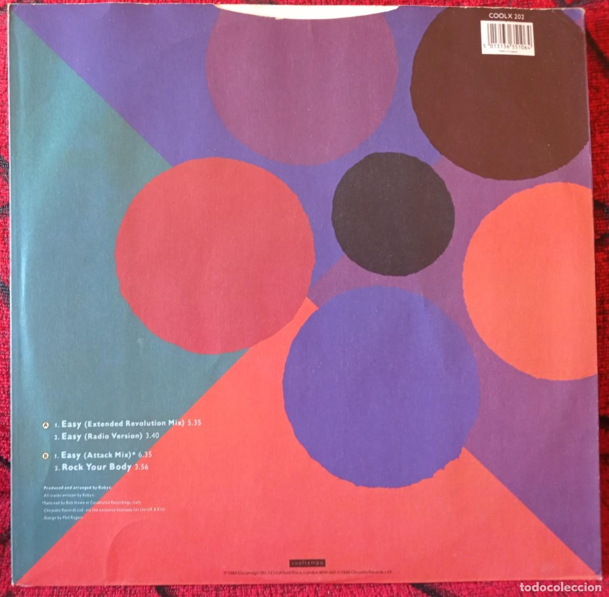 Discos de vinilo: ICE MC ** Easy ** 1990 UK VINILO MAXI SINGLE - Foto 2