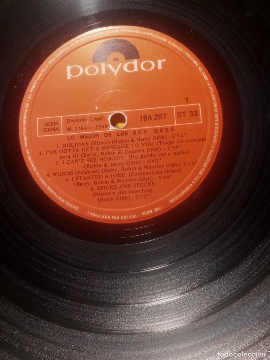 Discos de vinilo: BEE GEES - LO MEJOR DE LOS... - Foto 2