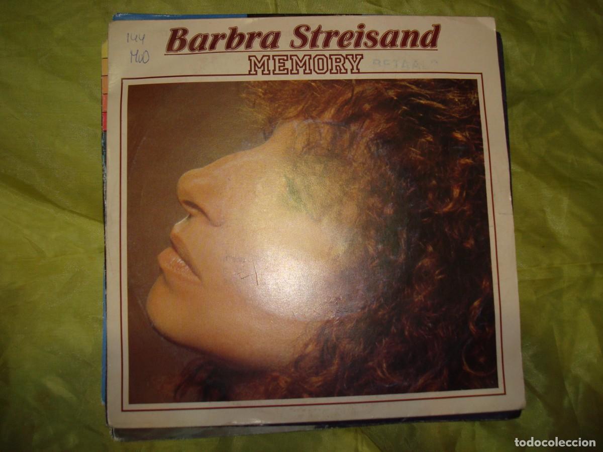 Discos de vinilo: BARBRA STREISAND. MEMORY / EVERGREEN. CBS, 1981. IMPECABLE - Foto 1