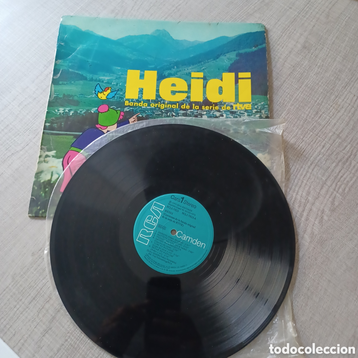 Discos de vinilo: HEIDI BANDA SONORA ORIGINAL RTVE 1976. - Foto 2