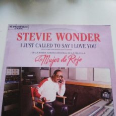 Discos de vinilo: STEVIE WONDER I JUST CALLED TO SAY I LOVE YOU ( 1984 MOTOWN ESPAÑA )