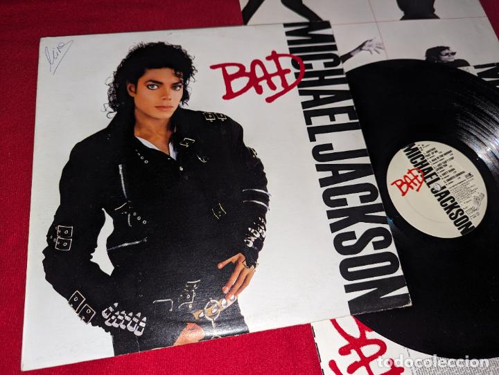 michael jackson bad lp 1987 epic portada sencil - Buy LP vinyl records of  Funk, Soul and Black Music on todocoleccion