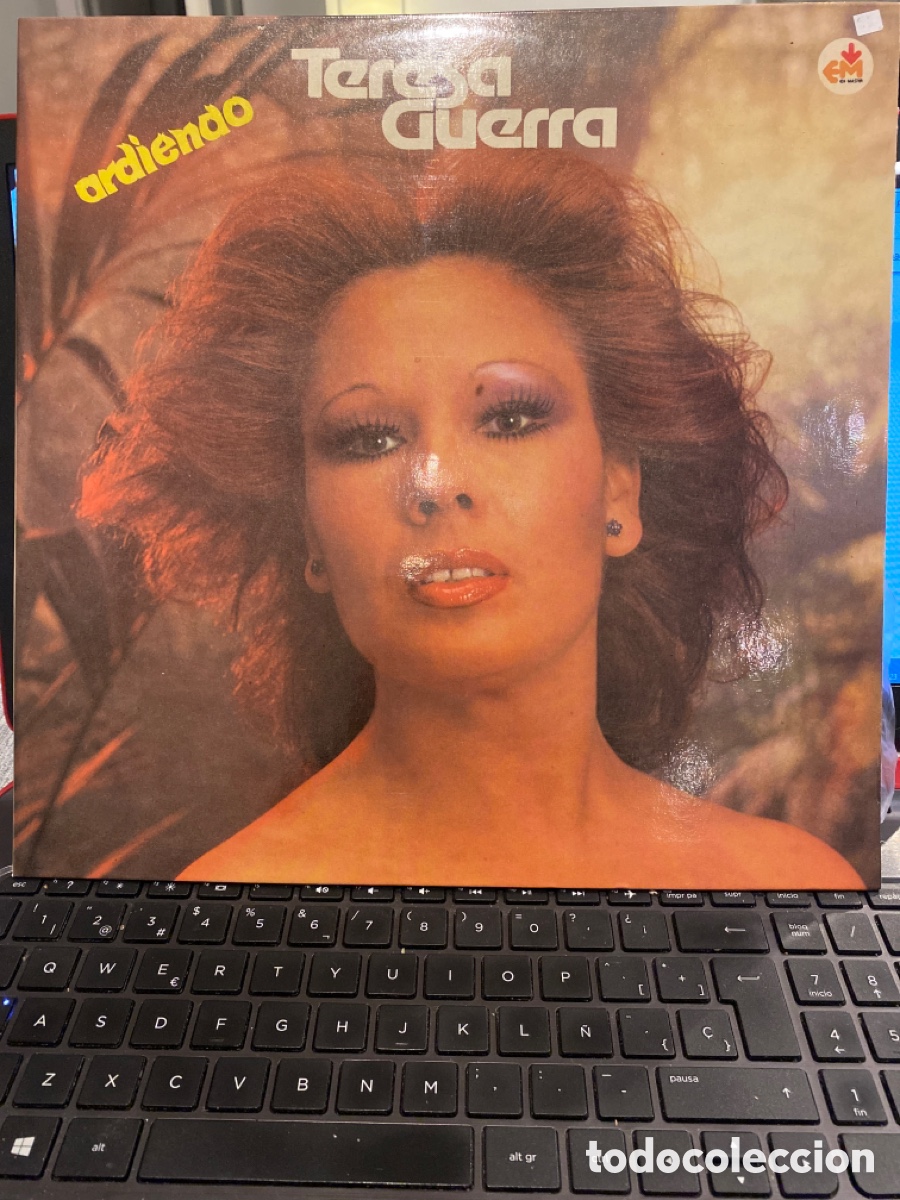 Discos de vinilo: TERESA GUERRA - ARDIENDO LP - Foto 1
