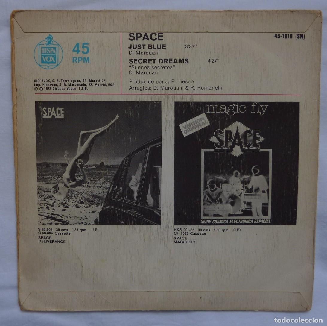 Discos de vinilo: SPACE // JUST BLUE // 1978 // SINGLE - Foto 2